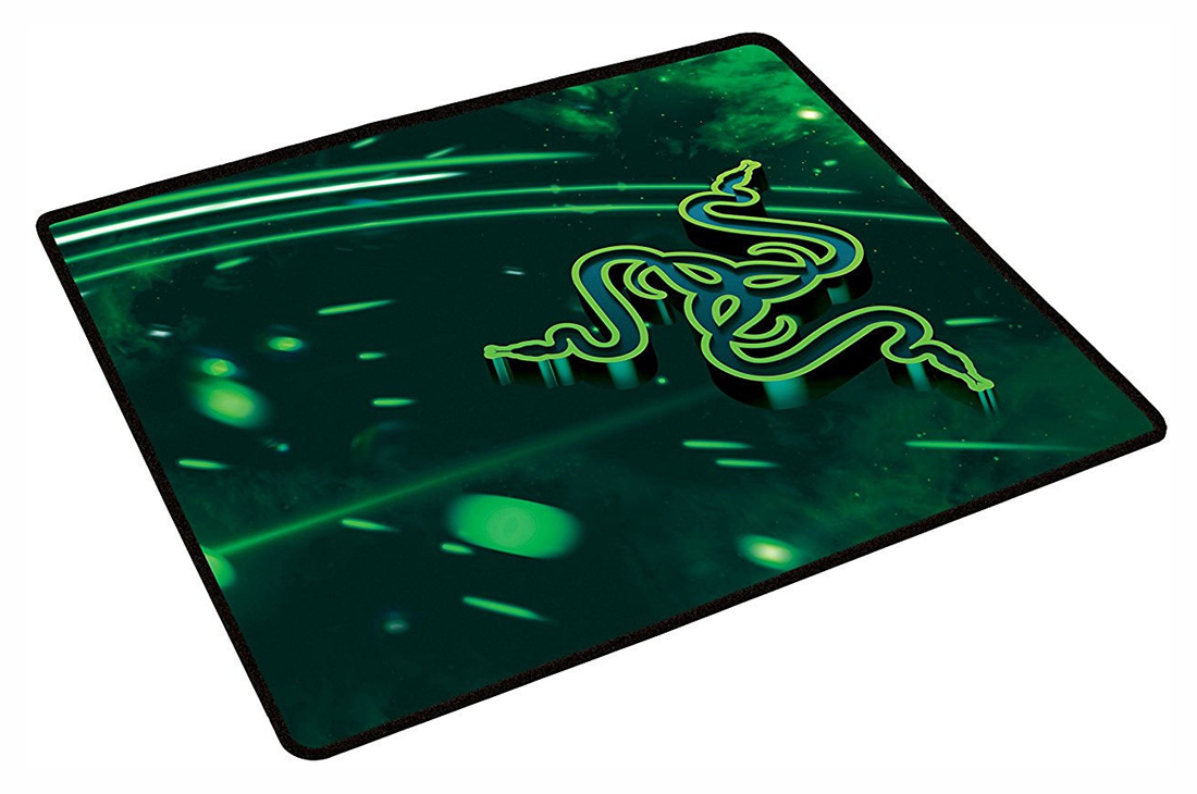 купить Коврик для компьютерной мыши, Razer, Goliathus Speed Cosmic Medium, RZ02-01910200-R3M1, 254*355*3мм, Тканевый гибкий, Гладкая поверхность, Чёрно-Зелёный в Алматы