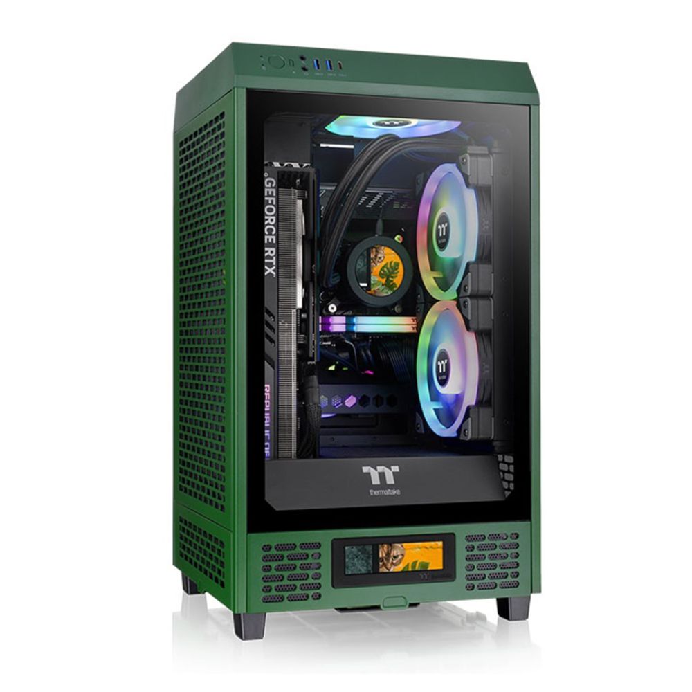 купить Компьютерный корпус Thermaltake The Tower 200 Racing Green без Б/П CA-1X9-00SCWN-00 в Алматы