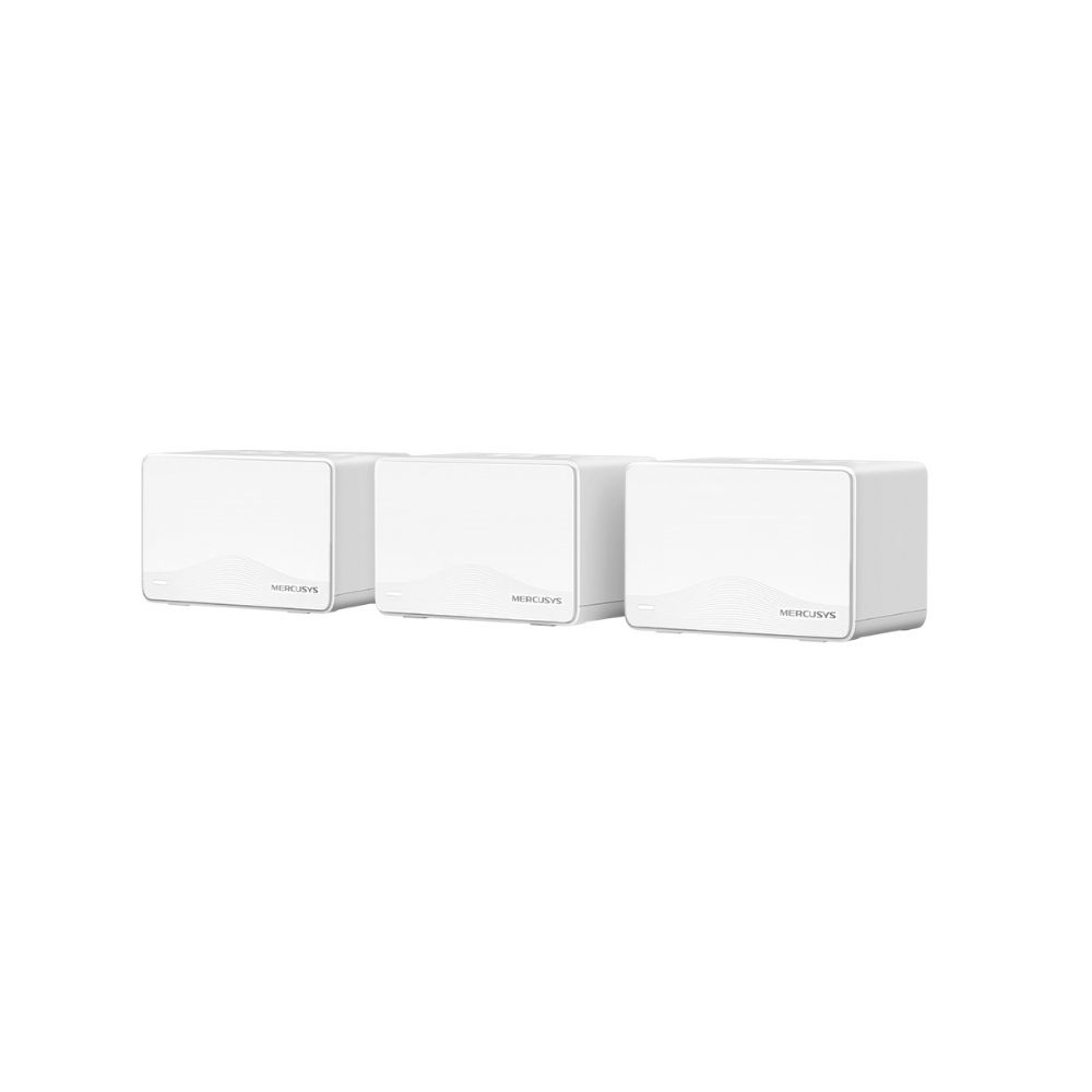 Купить Домашняя Mesh Wi-Fi система GbE BE3600 Mercusys Halo H25BE(3-pack) Wi-Fi 7  BE3600 Домашняя Mesh-система Wi-Fi 7 Скорость: 688 Мбит/с для 2.4 ГГц + 2880 Мбит/с для 5 ГГц,  внутренние антенны, 3 ? гигабитных порта (автоопределение WAN/LAN), MLO, 4096- в Алматы