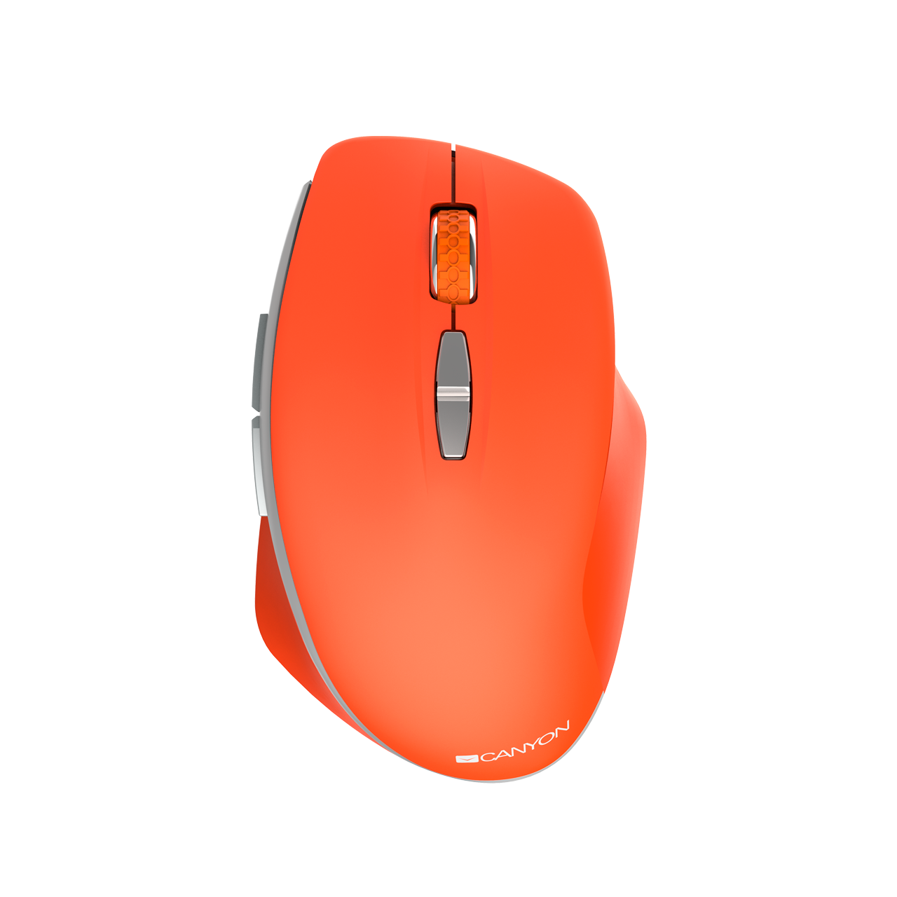 купить Canyon  2.4 GHz  Wireless mouse ,with 7 buttons, DPI 800/1200/1600, Battery:AAA*2pcs  ,Red 72*117*41mm 0.075kg в Алматы