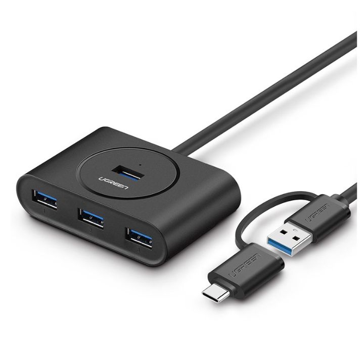 купить HUB CR113 USB 3.0 A With USB-C Plug 4 Ports HUB 40850 в Алматы