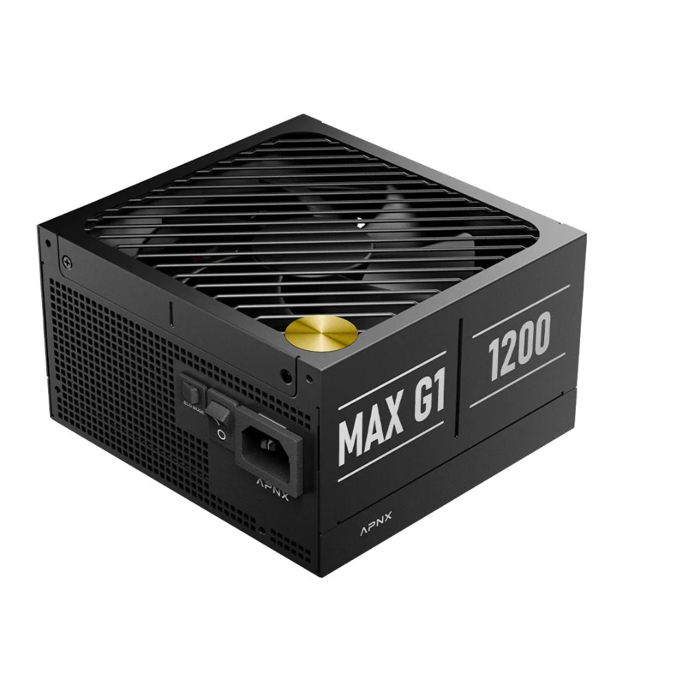 Купить БП ATX 1200 W APNX Max G1 1200, Gold, 20 4/20 4 8/24 4/24 8, 13.5cm, 2x6 2p PCI-E MAX G1 1200W в Алматы