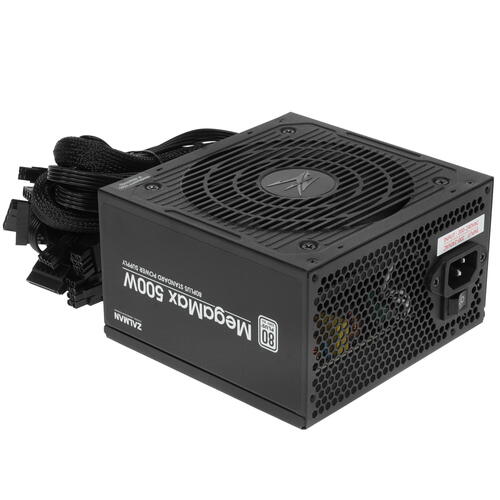 купить Блок питания Zalman ZM500-TXII  500W, 14 cm fan, Active PFC, 80 Plus в Алматы