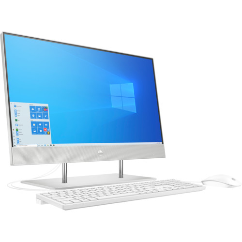 купить Моноблок HP All-in-One PC  24-dp0017ur Core i5-10400T (2.0GHz, 6 core) 8GB DDR4 2666 (1x8GB) 256 GB SSD NVMe nVidia Gef MX330 2GB LCD 23.8 FHD AG LED UWVA ZBD Windows 10 64bit Natural Silver w в Алматы