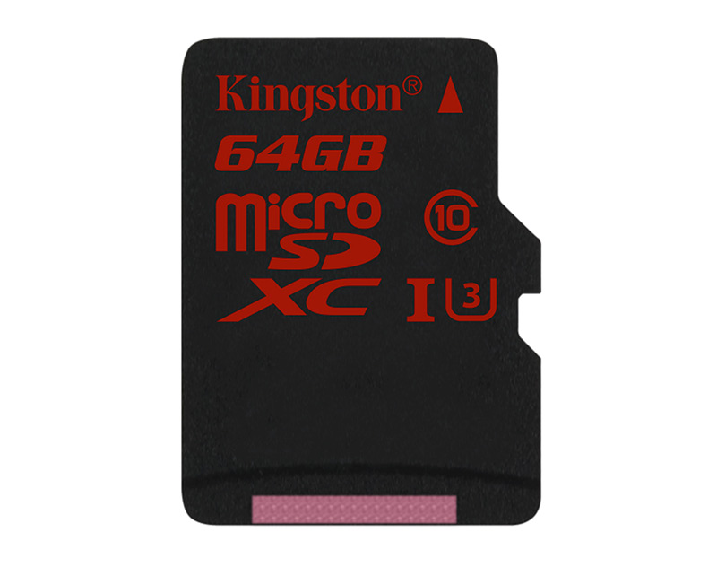 купить Карта памяти MicroSD 64GB Class 10 U3 Kingston SDCA3/64GBSP в Алматы