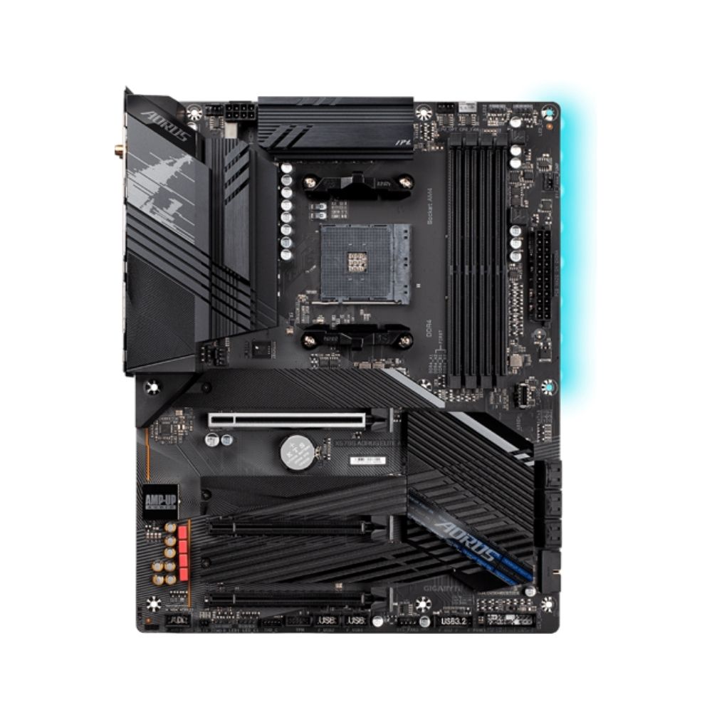 купить Материнская плата GIGABYTE X570S AORUS ELITE AX, AM4, X570, PCI-Ex 4.0, HDMI, 3xM2, 6xSATA, 4xDDR4 в Алматы
