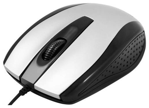 купить Мышь Defender Optimum MM-140  (Черный+Серебро), USB 2кн, 1кл-кн, коробочка в Алматы