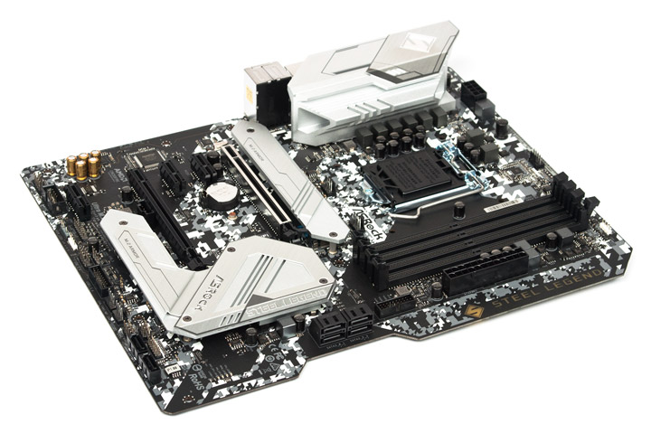 купить Материнская плата ASRock Z390 STEEL LEGEND S1151 4xDDR4 6xSATA3 2xUM.2 HDMI DP ATX в Алматы