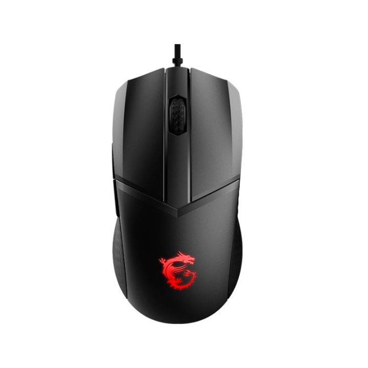 купить Мышь MSI Clutch GM41 LIGHTWEIGHT V2 Black GAMING Mouse RGB USB2.0 кабель 2м Вес 65г Черный в Алматы