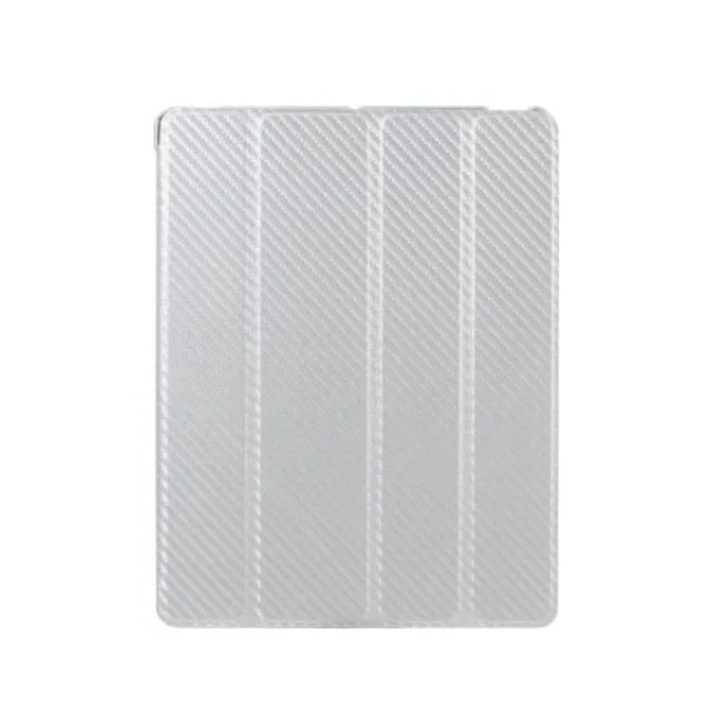 Купить Wake Up Folio Carbon Texture (C-IP3F-CTWU-SS)  футляр для iPad 2, iPad 3 и iPad 4-го поколения с функцией автоматической разблокировки/блокировки iPad, с белой защитной крышкой для задней поверхности iPad и белой внешней крышкой с функцией подставки в Алматы