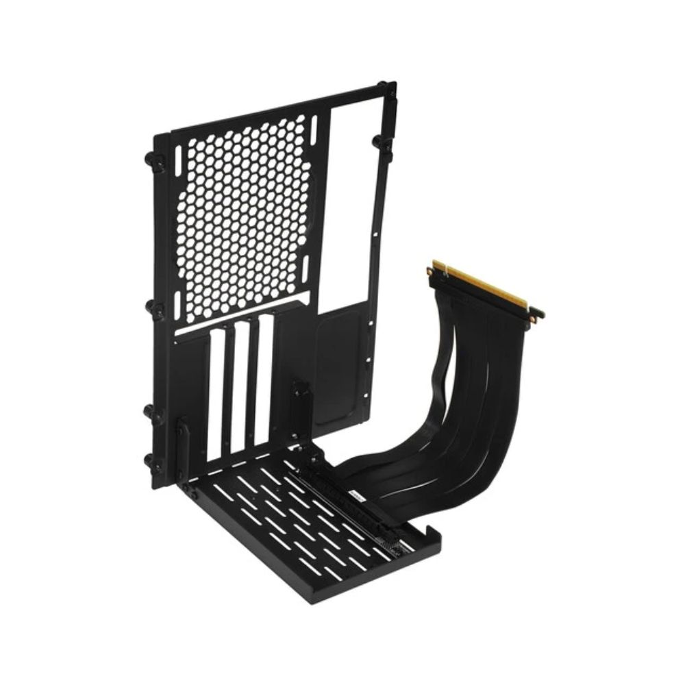 купить Держатель для видеокарт Lian Li O11D-MINI/O11Air mini (O11DMINI-1X-4 BLACK) PCIe 4.0 Black в Алматы