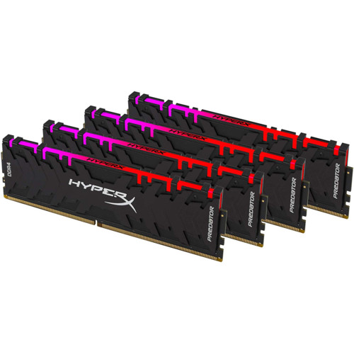 купить Модуль памяти Kingston HyperX Predator HX432C16PB3AK4/64  DDR4 DIMM 64Gb KIT (4x16G) 3200 MHz CL16 в Алматы