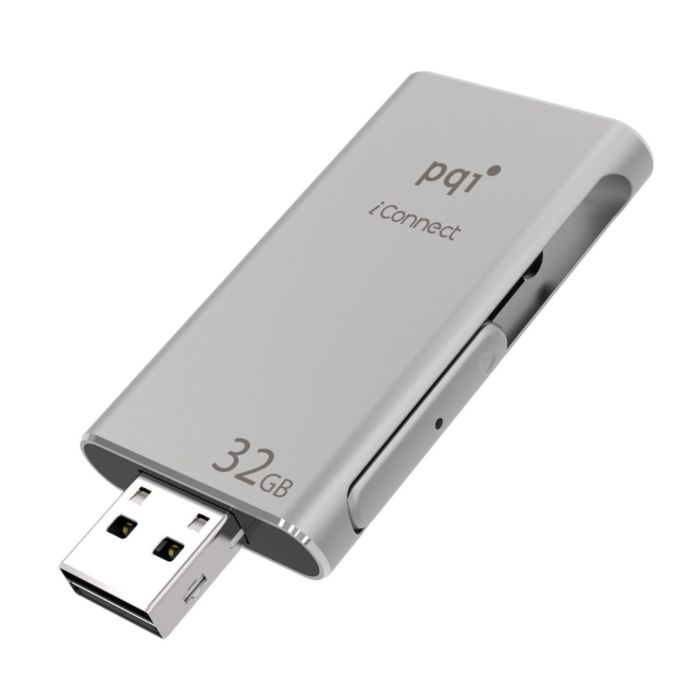 купить USB Флеш для Apple PQI iConnect 001 6I01-032GR2001 32GB Серый в Алматы