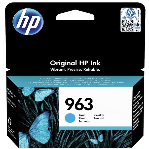 купить 963 Cyan Original Ink Cartridge for OJ 9013/9023/9010/9020, up to 700 pages в Алматы