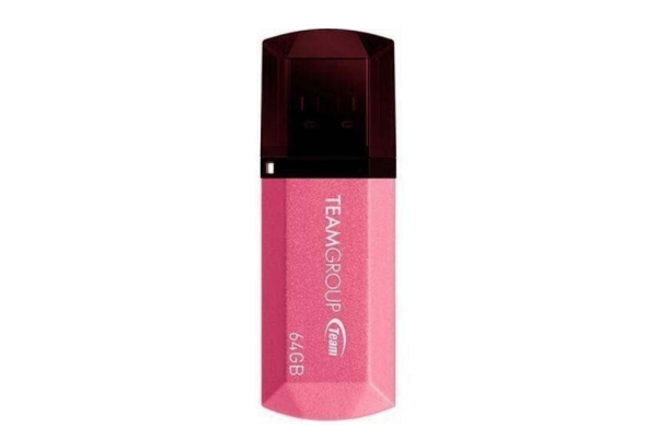 купить Устройство хранения данных USB 2.0 Flash Team Group C153, 64Gb , розовая, TC15364GK01 в Алматы