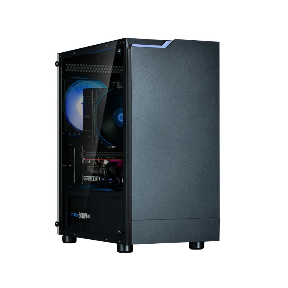 Купить Корпус Zalman T4 Plus, Mini Tower, m-ATX, m-ITX, Black, 1x2.5*/2x3.5*, 2хUSB3.0, USB2.0, RGB в Алматы