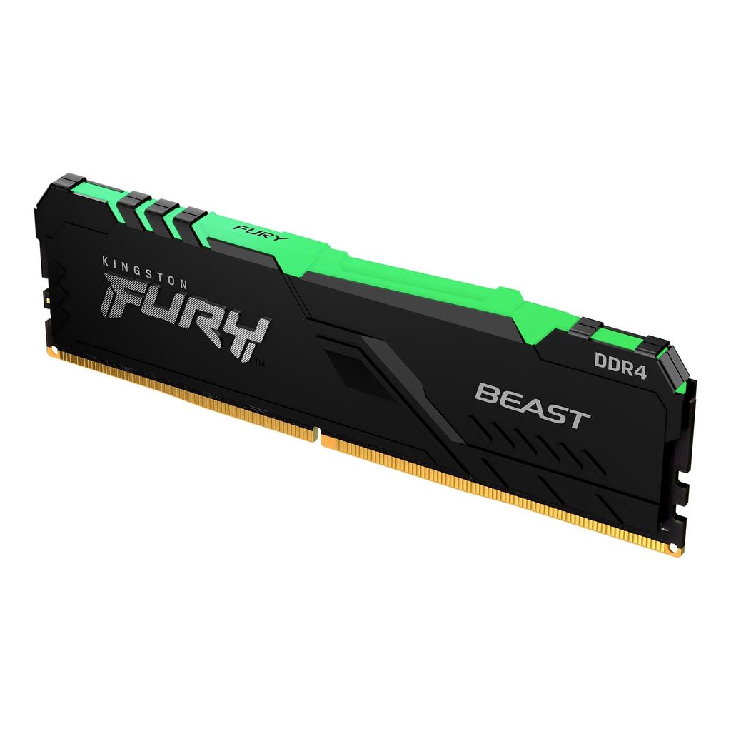 купить Модуль памяти Kingston Fury Beast RGB KF432C16BBA/16 DDR4 DIMM 16Gb 3200 MHz CL16 в Алматы