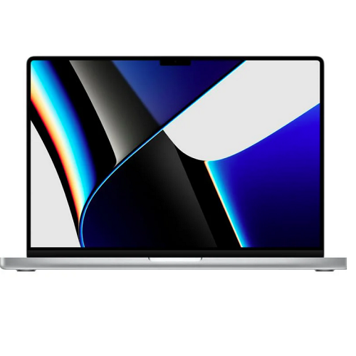 купить Ноутбук 16-inch MacBook Pro: Apple M1 Pro chip with 10‑core CPU and 16‑core GPU, 512GB SSD - Silver, Model A2485 в Алматы