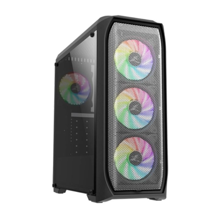 купить Компьютерный корпус Zalman N5 MF, MidT, 2*USB2.0,1*USB3.0, 4*120mm ARGB, acrylic (side panel) в Алматы
