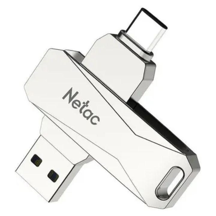 купить Флэш-накопитель Netac U782C USB3.0+TypeC Dual Flash Drive 512GB, up to 130MB/s NT03U782C-512G-30PN в Алматы