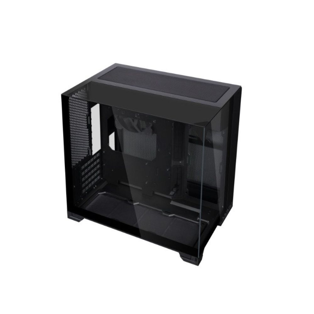 Купить Корпус Lian Li O11 Vision-M Digital Black mATX/ITX БП ATX 2xUSB3.0 1xType-C G99.O11VMDX.00 Черный в Алматы