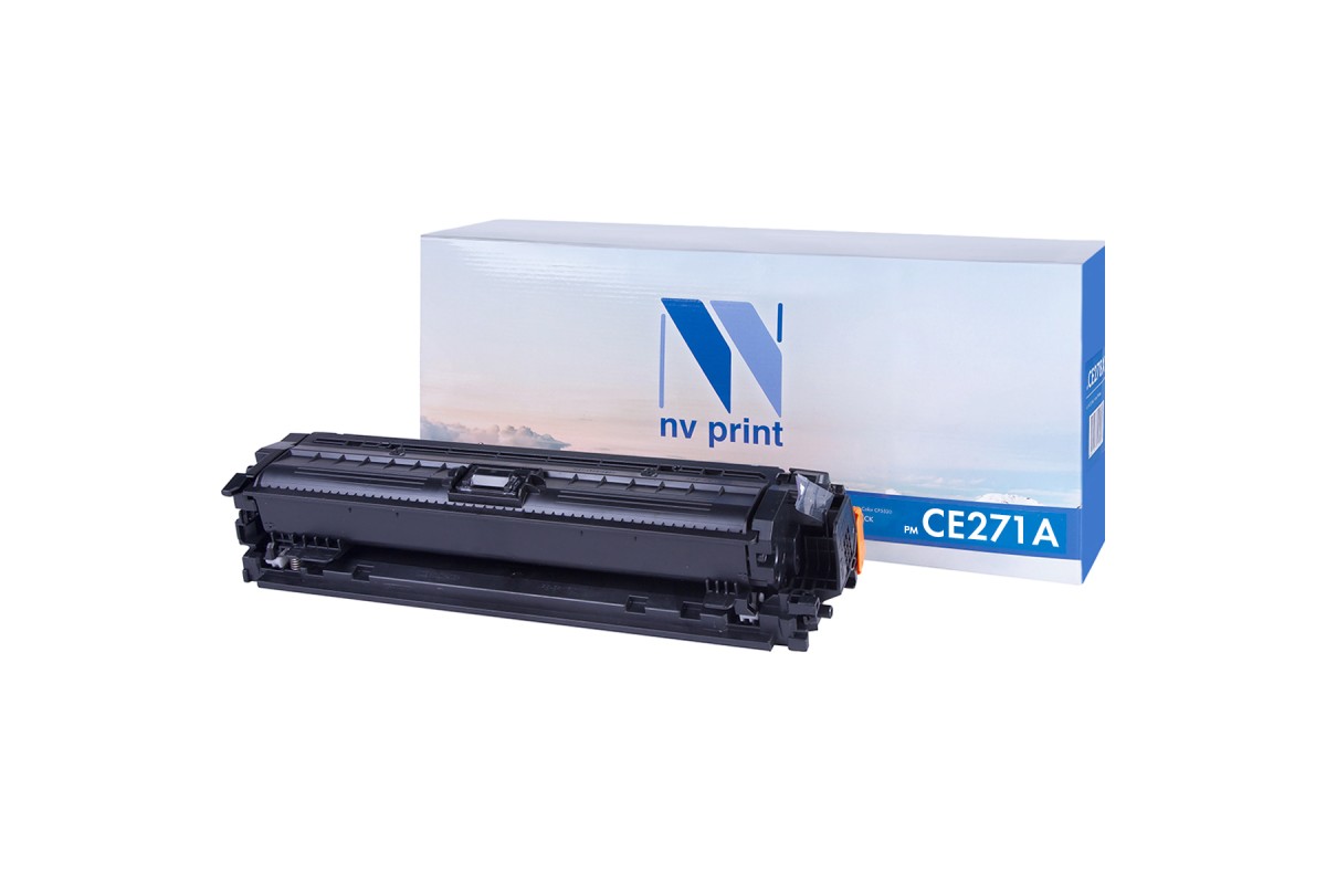 купить Картридж NVP совместимый HP CE271A Cyan для LaserJet Color CP5525dn/CP5525n/CP5525xh/M750dn/M750n/M7                                                                                                                                                       в Алматы