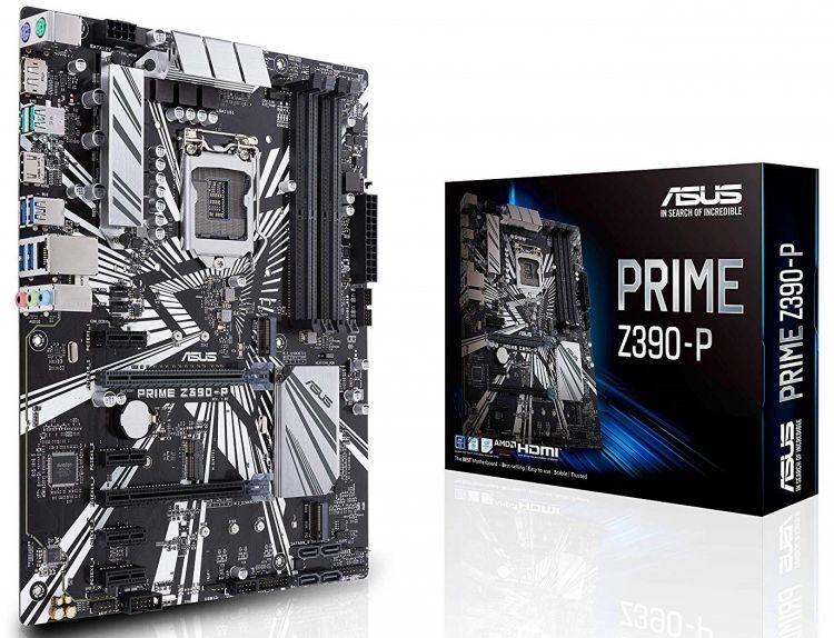 купить Материнская плата ASUS PRIME Z390-P, Socket 1151, 4xDDR4 (4266 OC), 4xSATA3 Raid, 2xM.2, 2xPCIe3.0/2.0x16, 4xPCIe3.0/2.0x1, Supports AMD CrossFireX&trade; Technology, 1xM.2 Socket (Key E), 1xDisplayPort, 1xHDMI, 2xPS/2, 1xRJ45 6xUSB3.1 3x 8-channel Audio I в Алматы