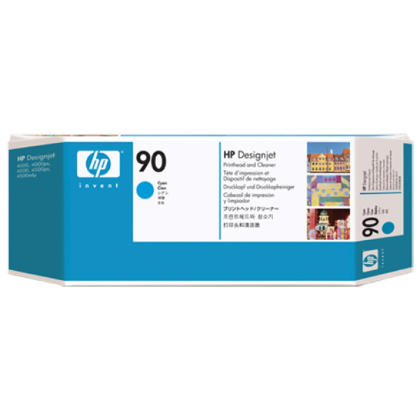 купить Картридж струйный HP C5055A Cyan Printhead and Printhead  Cleaner №90 for Designjet 4000/4500 в Алматы
