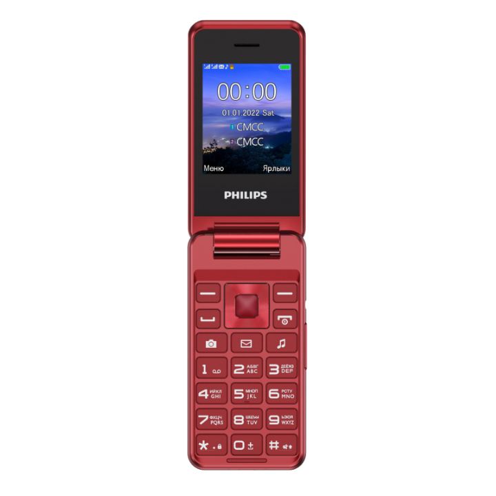 купить Мобильный телефон Philips Xenium E2601 красный в Алматы