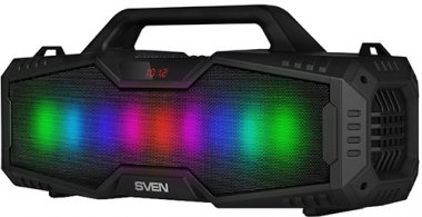 купить SVEN PS-480, черный, акустическая система 2.0,  Bluetooth, FM, USB, microSD, LED-дисплей /  в Алматы