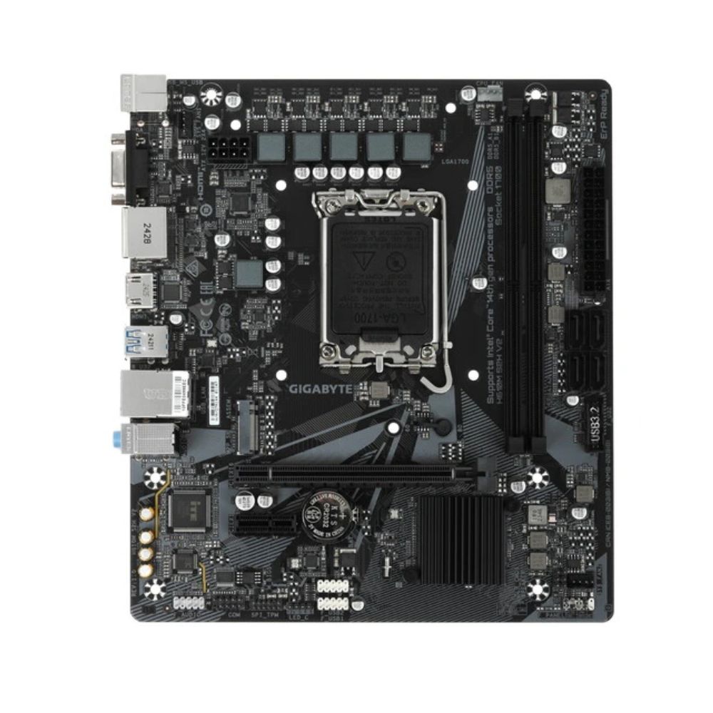 купить Сист.плата Gigabyte H610M S2H V2, H610, 1700, 2xDDR5, PCI-E x16, PCI-E x1, M2, SATA, 2xDP, HDMI, D-Sub, BOX в Алматы
