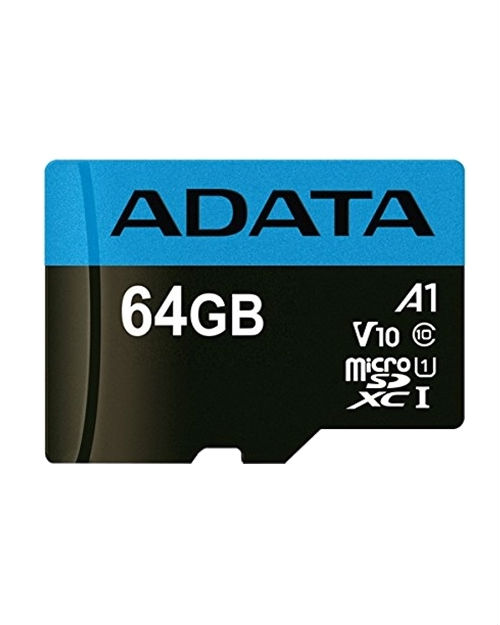 купить ADATA Premier microSDXC, 64Gb, UHS-I Class 10 A1 + SD adapter в Алматы