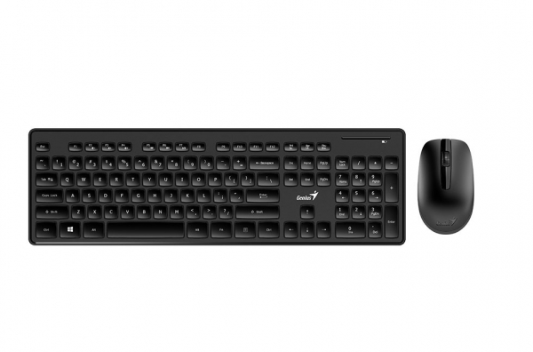 купить Клавиатура+ мышка Genius SlimStar 8006, Black, RU, GK-170005, 31340002402 в Алматы