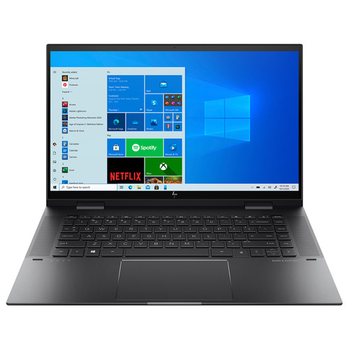 купить Ноутбук HP 15-eu0020ur HP ENVYx360 Touch 15.6 FHD IPS AMD Ryzen™ 5 5500U/8Gb/SSD 512Gb/AMD Radeon™ Graphics/Win10/Nightfall black(4E0V2EA#ACB) в Алматы