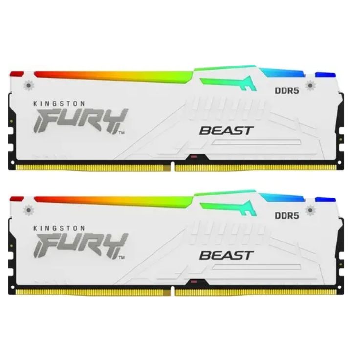 купить Комплект модулей памяти Kingston Fury Beast KF560C40BWAK2-32 DDR5 32GB (Kit 2x16GB) 6000MHz в Алматы