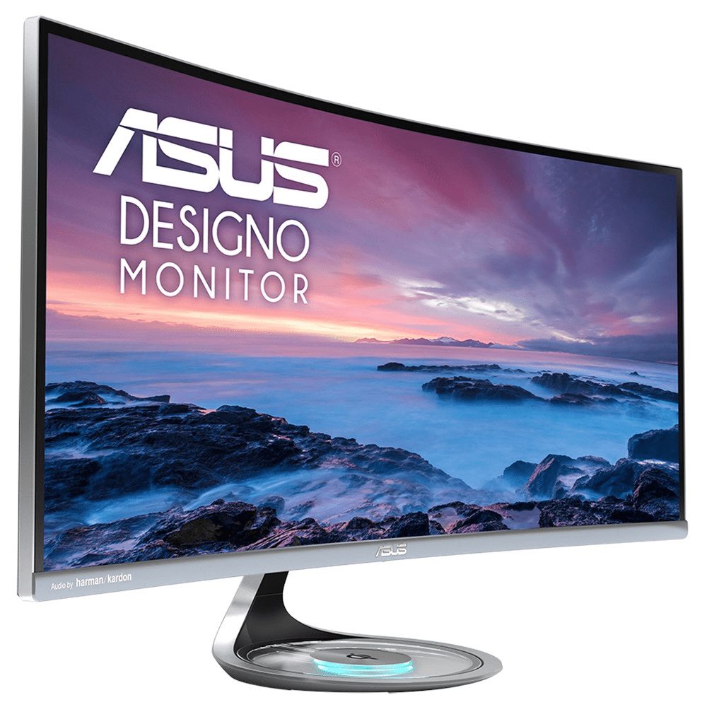 купить Монитор ASUS MX34VQ VA,34*,16:9 FHD (3440x1440x100 Hz),300cd/m2,1000:1,100M:1,178/178,4ms,3HDMI,DP,Spkrs 8W,Gray+Black в Алматы