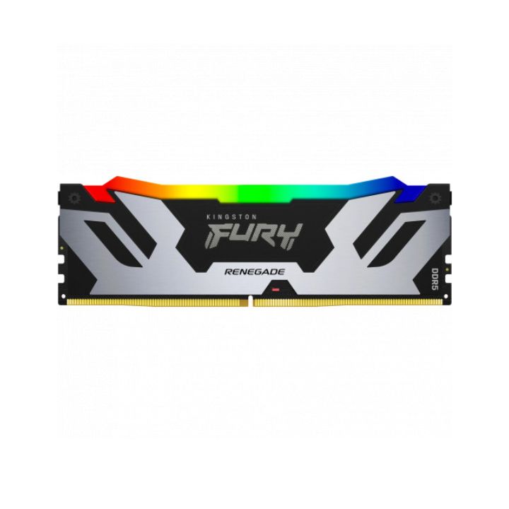 купить ОЗУ Kingston Renegade Silver RGB 16Gb 6000MHz DDR5 DIMM, CL32, 1.25v,  KF560C32RSA-16 в Алматы