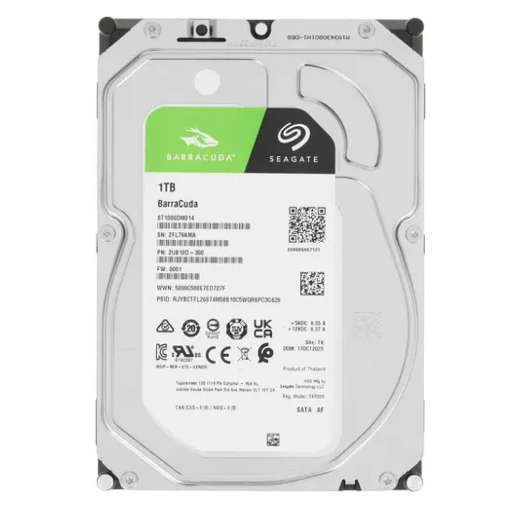 купить Жесткий диск HDD 1Tb Seagate BarraCuda 3,5" ST1000DM014 в Алматы