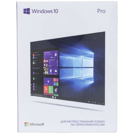 купить MS Win Pro FPP 10 P2 32-bit/64-bit Russian Not to Russia USB в Алматы