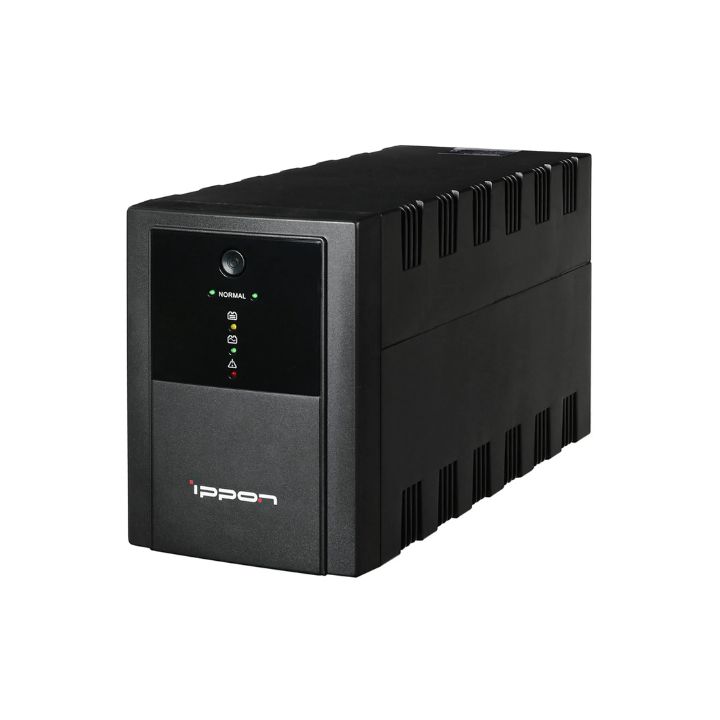 купить ИБП Ippon Back Basic 1500, 1500VA, 900Вт, AVR 162-280В, 6хС13, управление по USB, без комлекта кабелей в Алматы