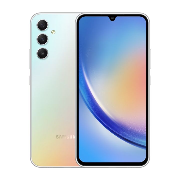 купить Смартфон Samsung Galaxy A34 5G 128GB Silver (SM-A346EZSASKZ) в Алматы