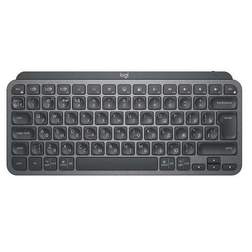 купить Клавиатура беспроводная Logitech MX Keys Mini Minimalist Wireless Illuminated Keyboard - GRAPHITE - RUS - INTNL (M/N: YR0084) в Алматы