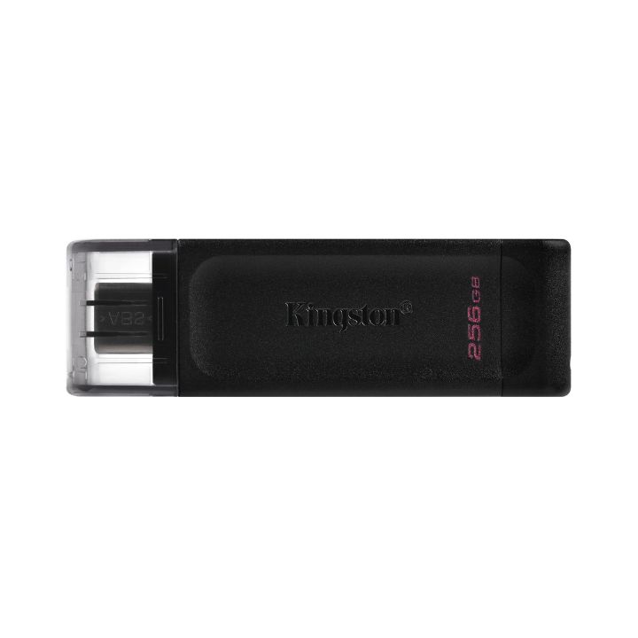 купить Флэш-накопитель Kingston 256Gb USB-C 3.2 Data Traveler 70 (Black) в Алматы