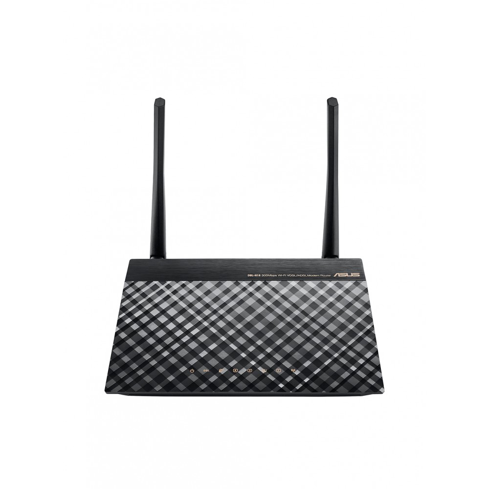 купить Модем ASUS Wi-Fi маршрутизатор ASUS DSL-N16 стандарта 802.11n (до 300 Мбит/с) со встроенным VDSL/ADSL-модемом в Алматы