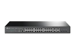 купить Коммутатор управляемый 24-портовый T2500-28TC(TL-SL5428E) <JetStream™ 24 4G Gigabit-Uplink управляемый L2 коммутатор, 24 10/100Mbps RJ45 ports, 4 Gigabit RJ45 порта , 4 Gigabit combo SFP порта, 1 консольный порт> в Алматы