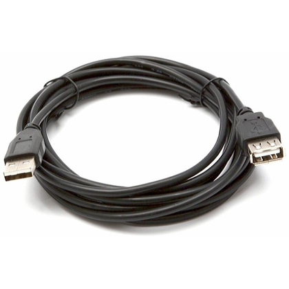купить Удлинитель, Monster Cable, USB AM-AF 5 м., Hi-Speed USB 2.0, Ферритовые кольца защиты, Чёрный, Пожизненная гарантия в Алматы