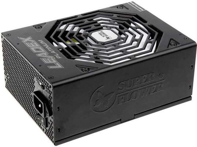 купить Блок питания Super Flower Leadex Platinum SE, 1000W, SF-1000F14MP, Active PFC, Modular, Fan 140mm, black в Алматы