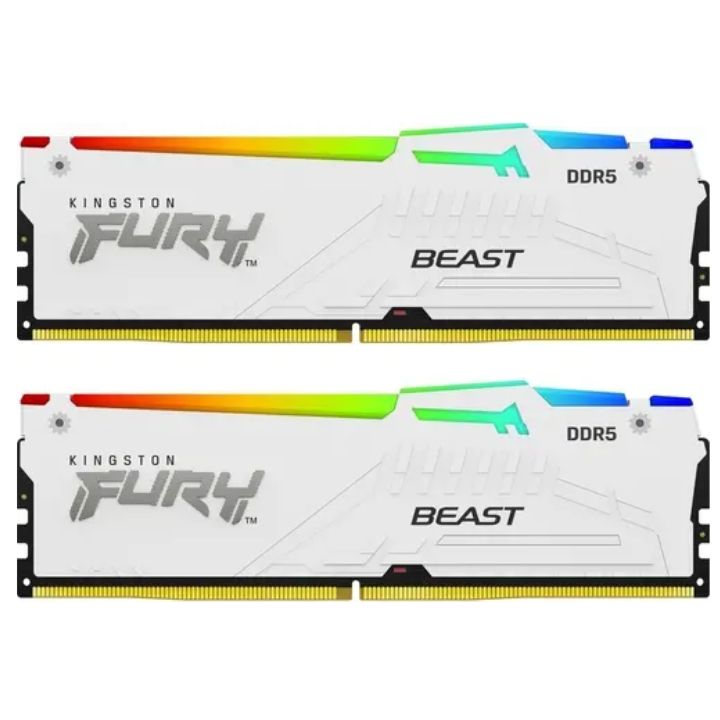 купить Комплект модулей памяти Kingston Fury Beast KF556C36BWEAK2-32 DDR5 32GB (Kit 2x16GB) 5600MHz в Алматы