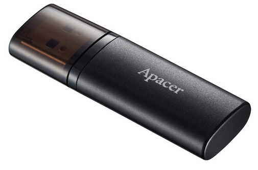 купить USB-накопитель, Apacer, AH23B, AP64GAH23BB-1, 64GB, USB 2.0, Чёрный в Алматы