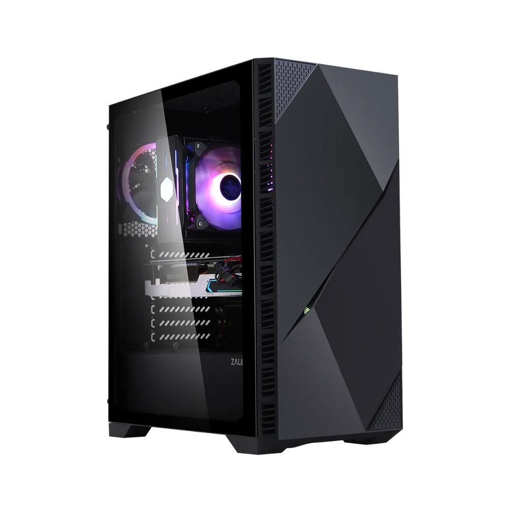 Купить Корпус Zalman Z3 Iceberg, Midi Tower, ATX, Black, 2x3.5*/4x2.5*, 3xUSB2.0 в Алматы